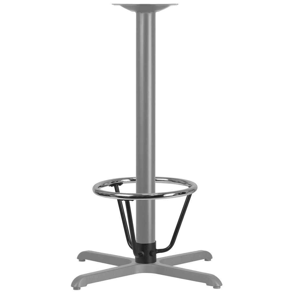 Bar Height Table Base Foot Ring with 3.25'' Column Ring - 16'' Diameter. Picture 2