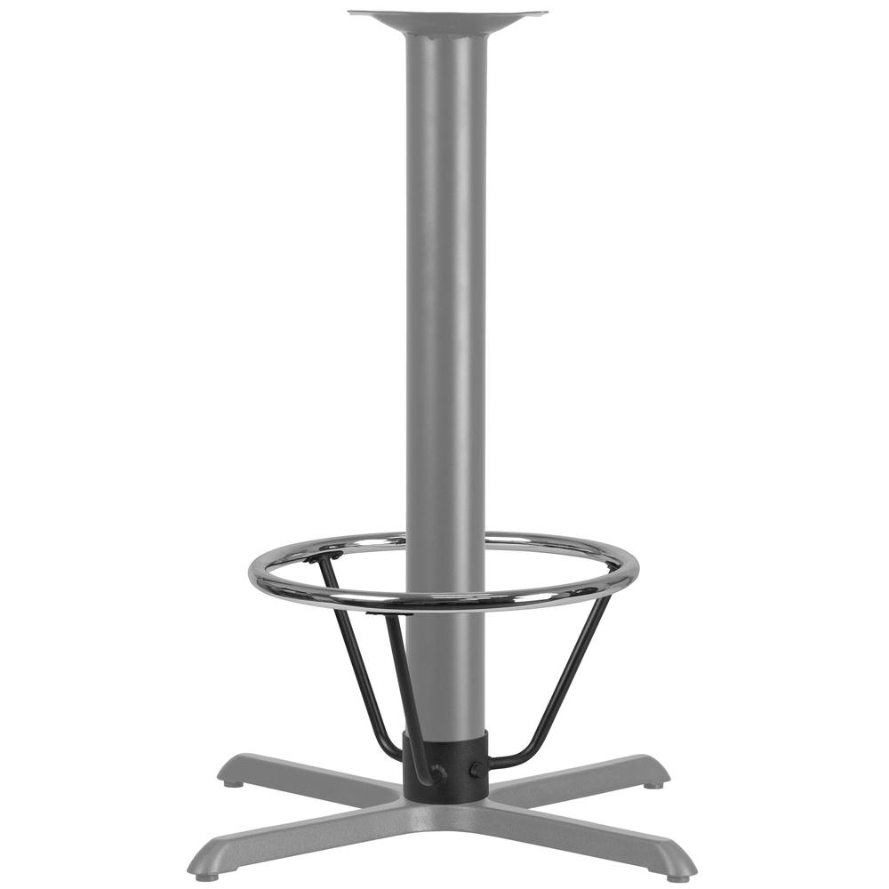 Bar Height Table Base Foot Ring with 4.25'' Column Ring - 19.5'' Diameter. Picture 2