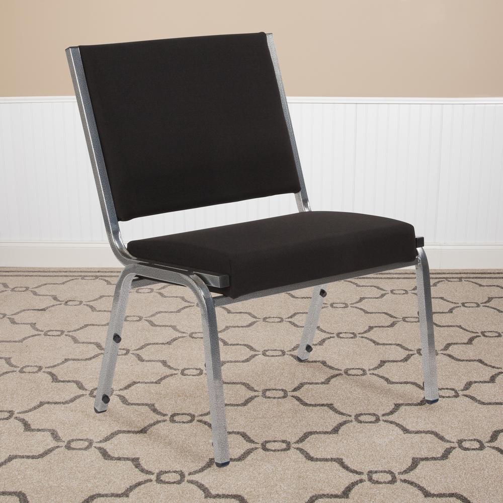 1000 lb. Rated Black Fabric Bariatric Medical Reception Chair. Picture 5