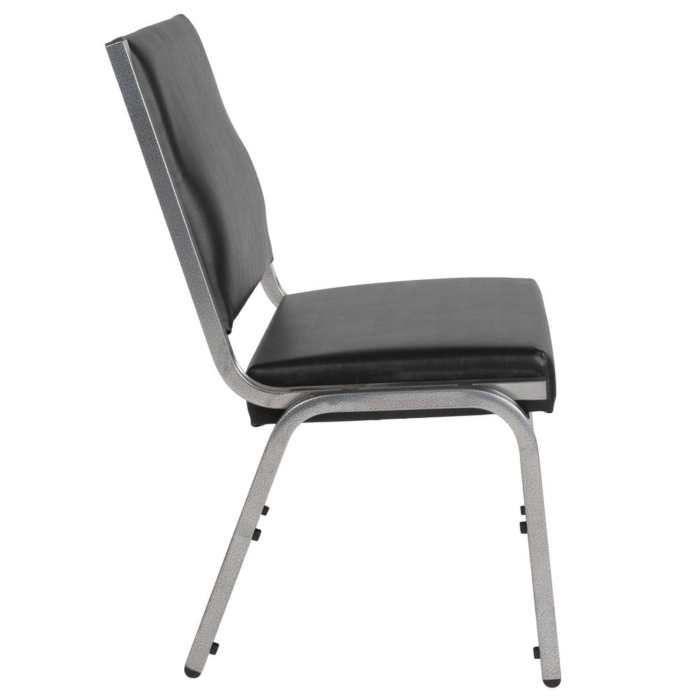 1000 lb. Rated Black Antimicrobial Vinyl Bariatric Medical Reception Chair. Picture 2