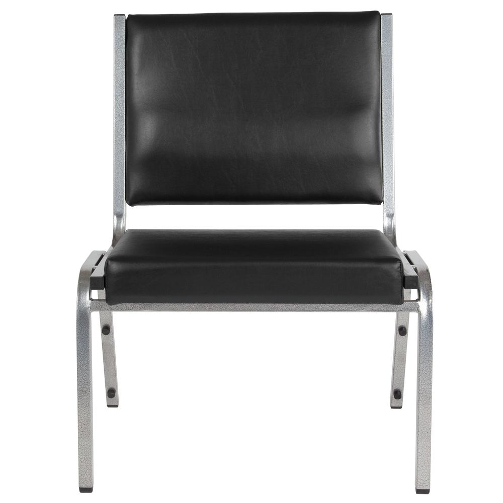 1000 lb. Rated Black Antimicrobial Vinyl Bariatric Medical Reception Chair. Picture 4