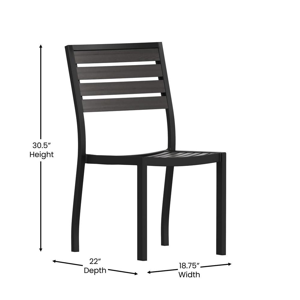 Contemporary All-Weather Patio Bar Stool. Picture 8