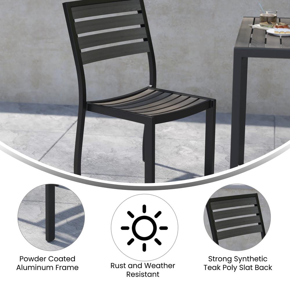 Contemporary All-Weather Patio Bar Stool. Picture 7