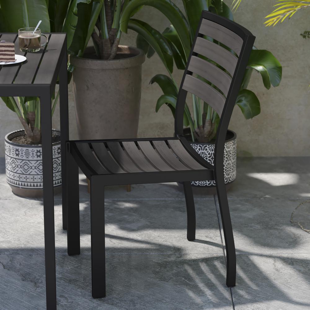 Contemporary All-Weather Patio Bar Stool. Picture 9