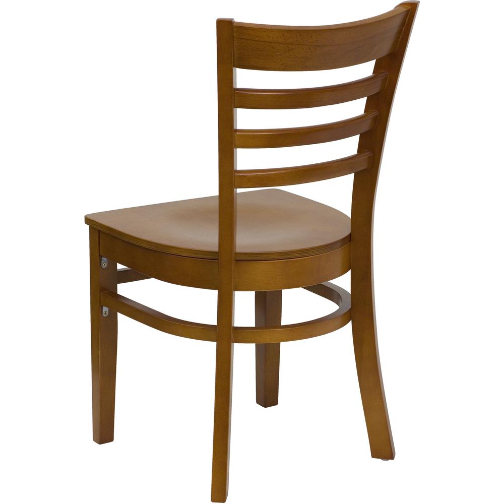 Ladder Back Cherry Wood Restaurant Chair. Picture 3