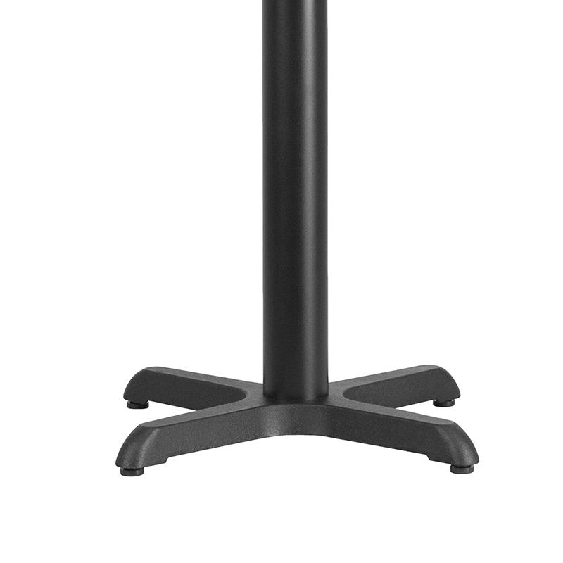 22'' x 22'' Restaurant Table X-Base with 3'' Dia. Table Height Column. Picture 5