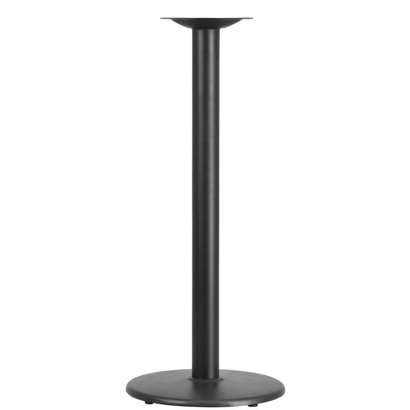 18'' Round Restaurant Table Base with 3'' Dia. Bar Height Column. Picture 1
