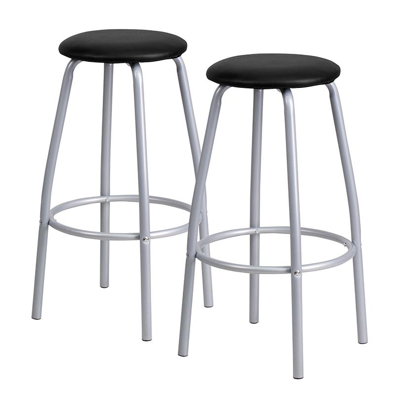 Bar Height Table Set with Padded Stools. Picture 9