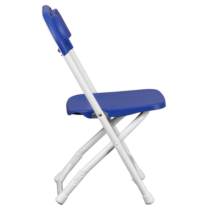 Kids Blue Plastic Folding Chair. Picture 2