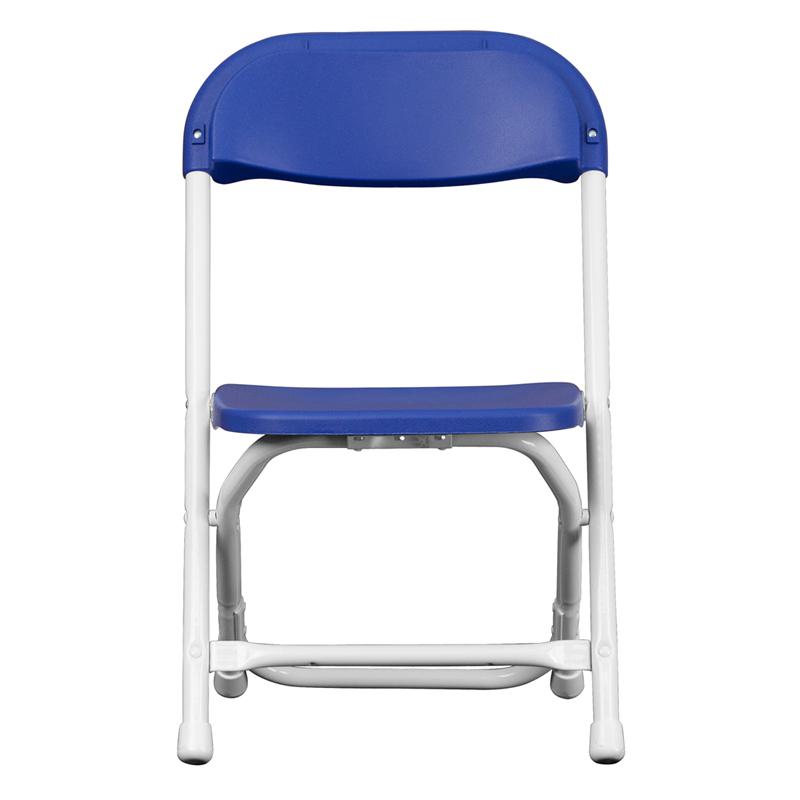 Kids Blue Plastic Folding Chair. Picture 4