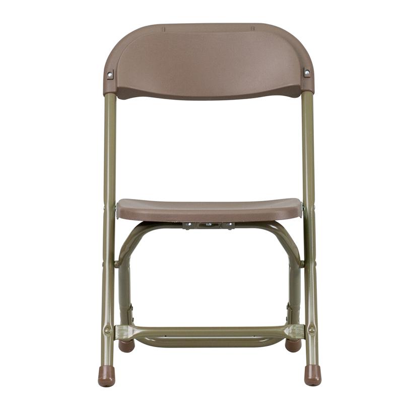 Kids Brown Plastic Folding Chair. Picture 4