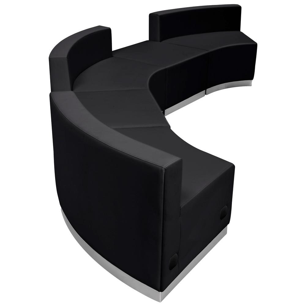 HERCULES Alon Series Black LeatherSoft Reception Configuration, 5 Pieces. Picture 2