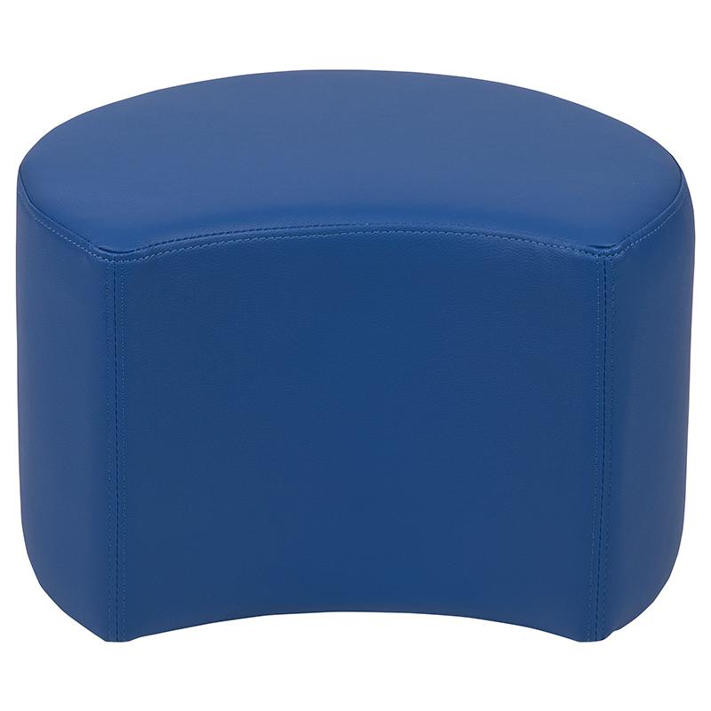 Soft Seating Collaborative Moon for Classrooms and Daycares - 12" Seat Height (Blue). Picture 9
