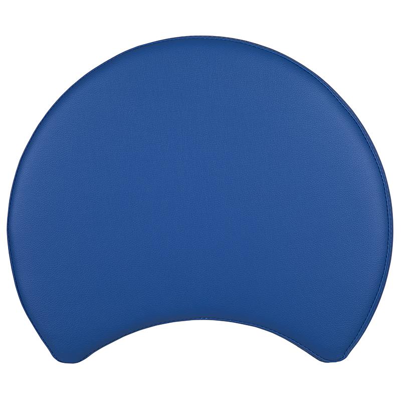 Soft Seating Collaborative Moon for Classrooms and Daycares - 12" Seat Height (Blue). Picture 10