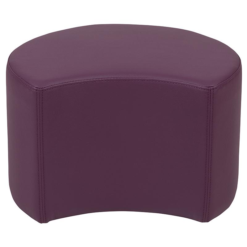Soft Seating Moon for Classrooms and Daycares - 12" Seat Height (Purple). Picture 9