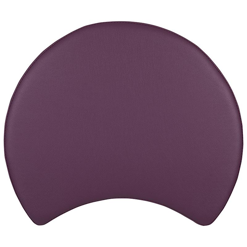 Soft Seating Moon for Classrooms and Daycares - 12" Seat Height (Purple). Picture 10