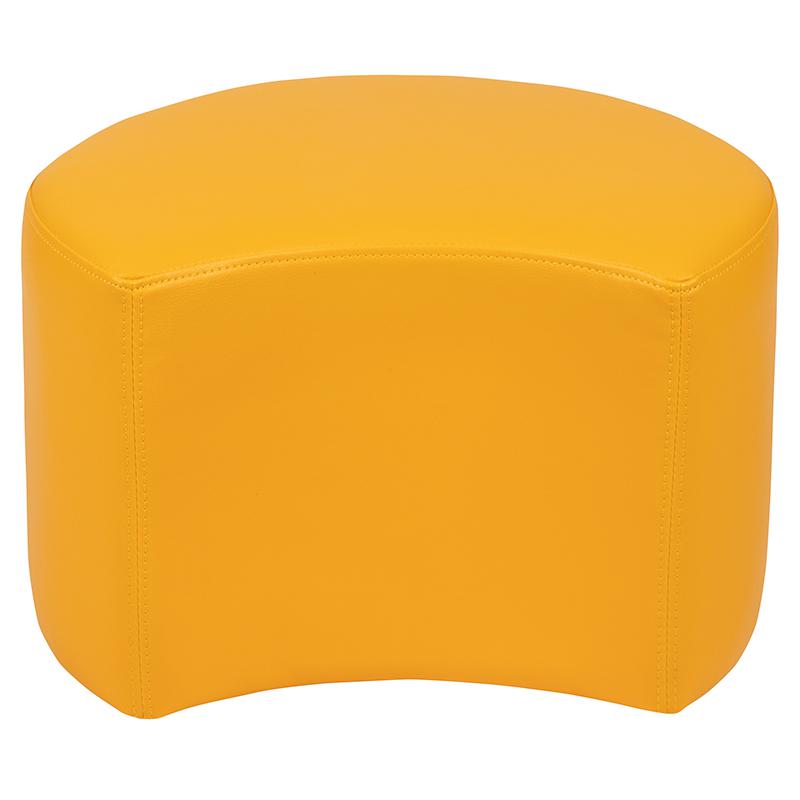 Soft Seating Moon for Classrooms and Daycares - 12" Seat Height (Yellow). Picture 9