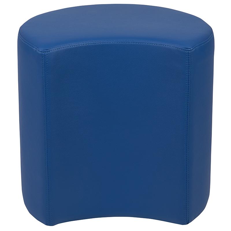 Soft Seating Moon for Classrooms and Common Spaces - 18" Seat Height (Blue). Picture 9
