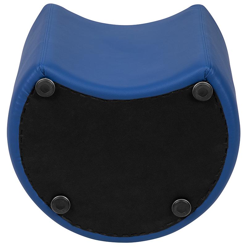 Soft Seating Moon for Classrooms and Common Spaces - 18" Seat Height (Blue). Picture 11