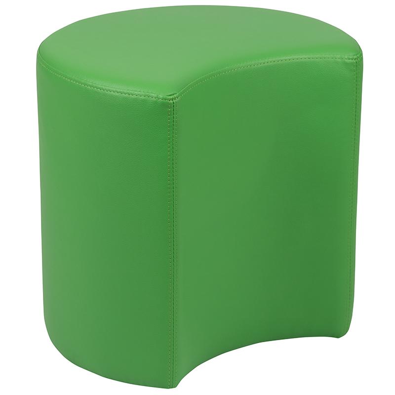 Soft Seating Moon for Classrooms and Common Spaces - 18" Seat Height (Green). Picture 3