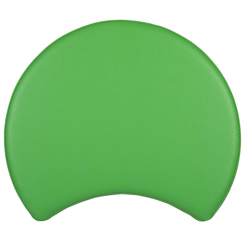 Soft Seating Moon for Classrooms and Common Spaces - 18" Seat Height (Green). Picture 10