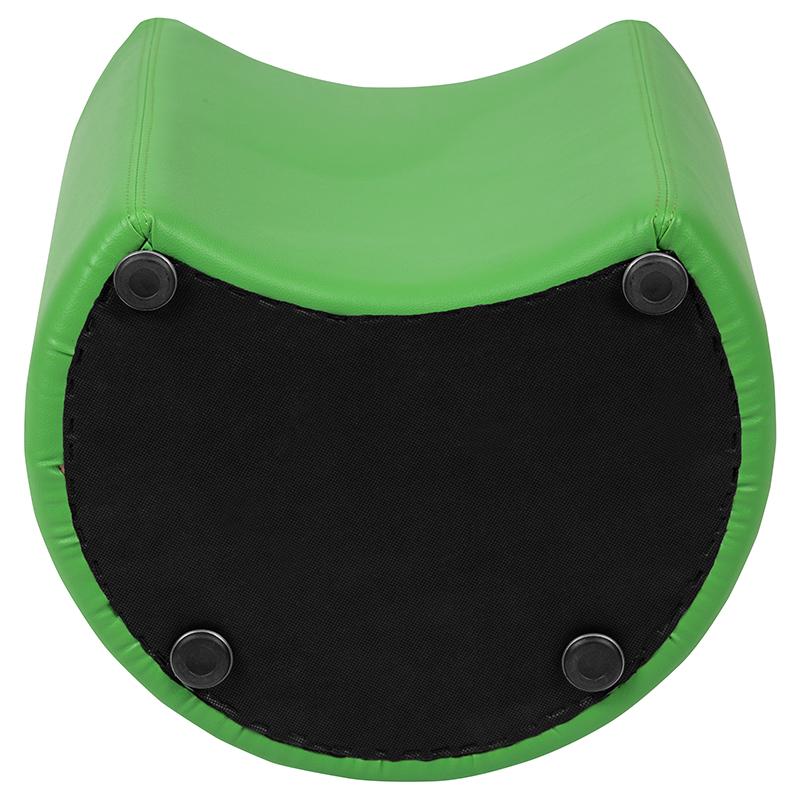 Soft Seating Moon for Classrooms and Common Spaces - 18" Seat Height (Green). Picture 11