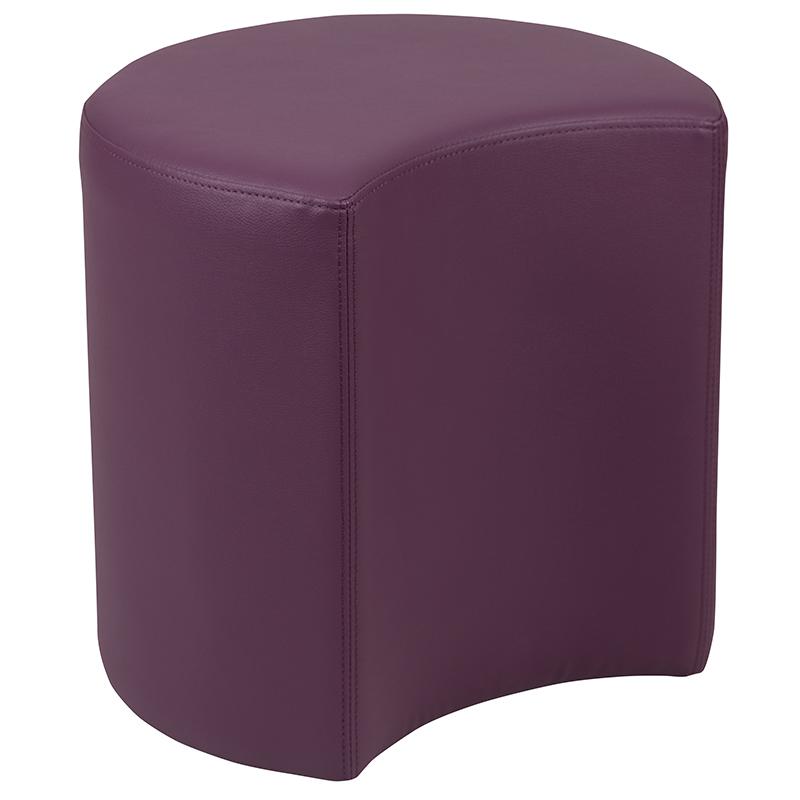 Soft Seating Moon for Classrooms and Common Spaces - 18" Seat Height (Purple). Picture 3