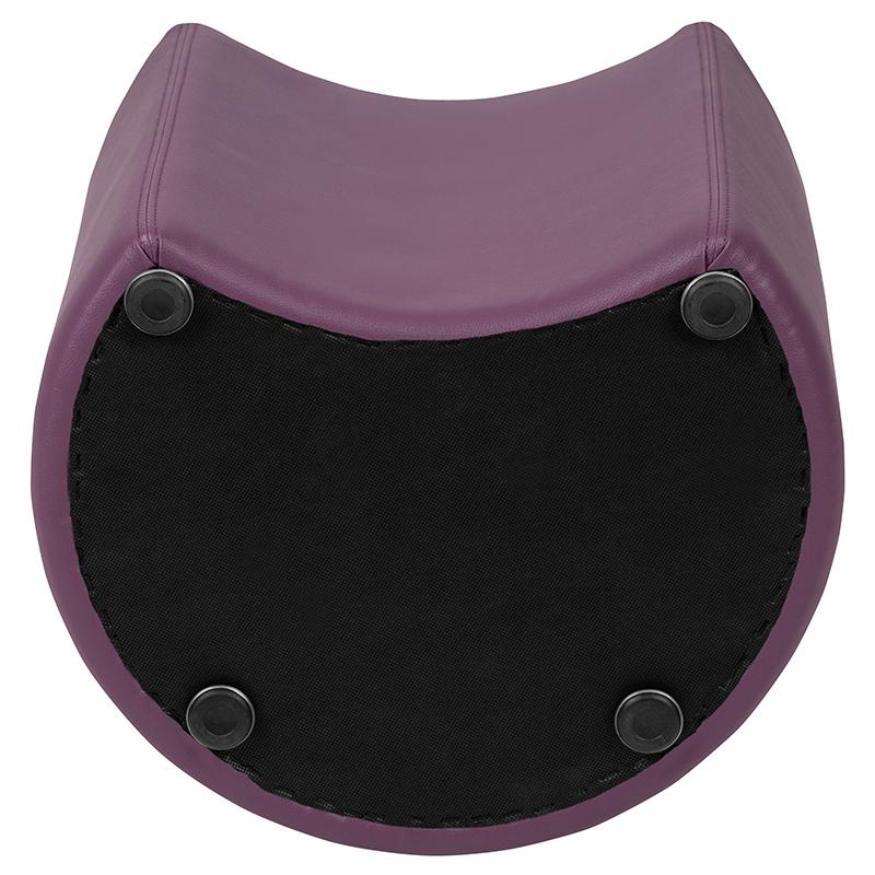 Soft Seating Moon for Classrooms and Common Spaces - 18" Seat Height (Purple). Picture 11