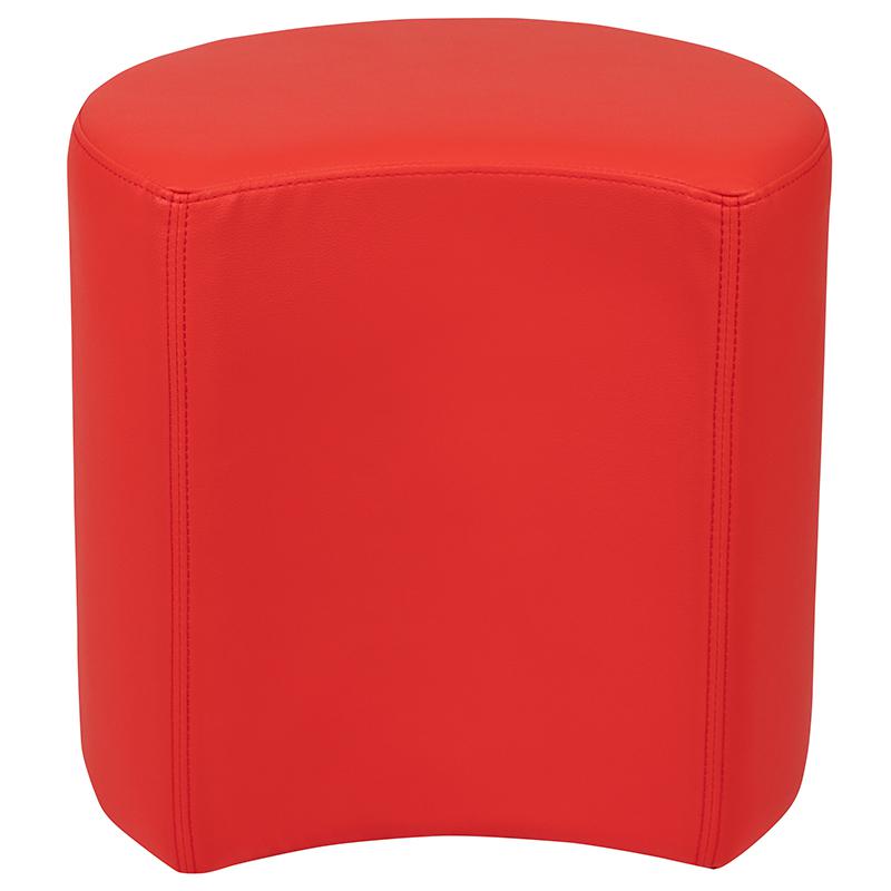 Soft Seating Moon for Classrooms and Common Spaces - 18" Seat Height (Red). Picture 9