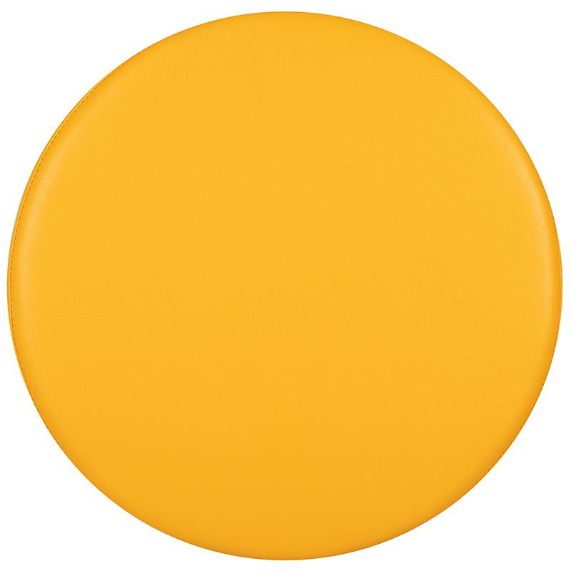 Soft Seating Circle for Classrooms and Daycares - 12" Seat Height (Yellow). Picture 9