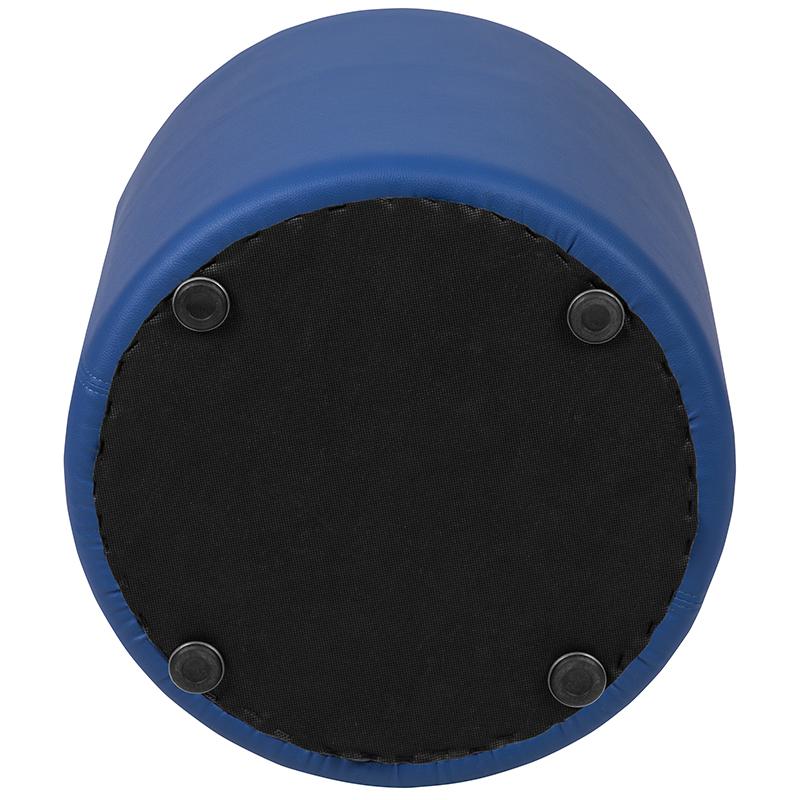 Soft Seating Circle for Classrooms and Common Spaces - 18" Seat Height (Blue). Picture 10