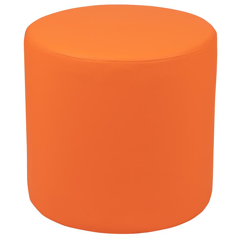 Soft Seating Circle for Classrooms and Common Spaces - 18" Seat Height (Orange). Picture 3