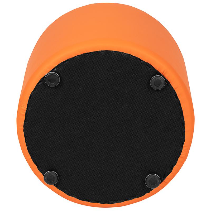 Soft Seating Circle for Classrooms and Common Spaces - 18" Seat Height (Orange). Picture 10