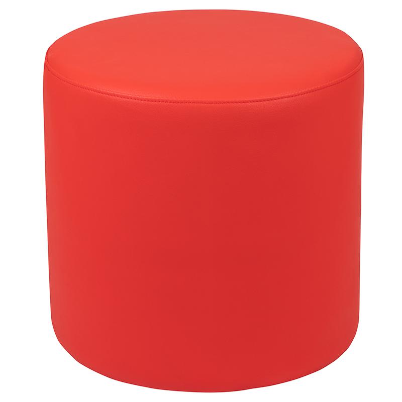 Soft Seating Circle for Classrooms and Common Spaces - 18" Seat Height (Red). Picture 3