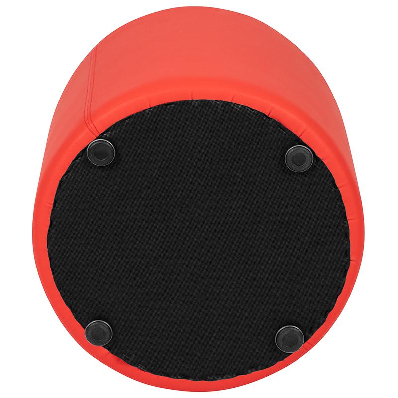 Soft Seating Circle for Classrooms and Common Spaces - 18" Seat Height (Red). Picture 10