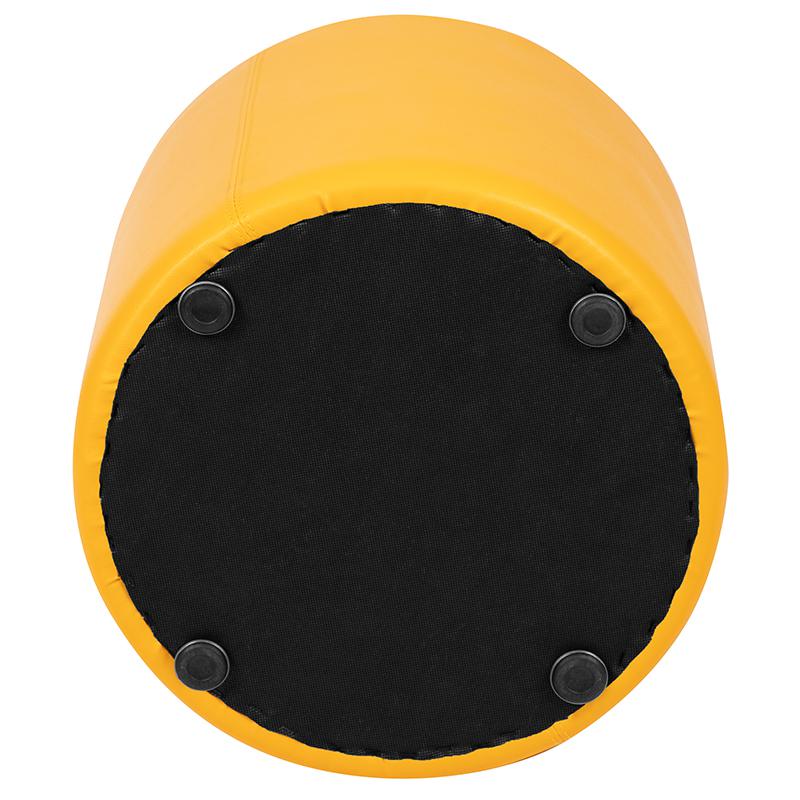 Soft Seating Circle for Classrooms and Common Spaces - 18" Seat Height (Yellow). Picture 10