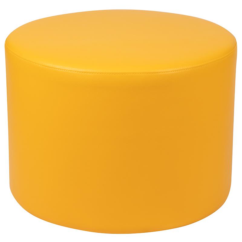Large Soft Seating Circle for Classrooms and Common Spaces - Yellow. Picture 3