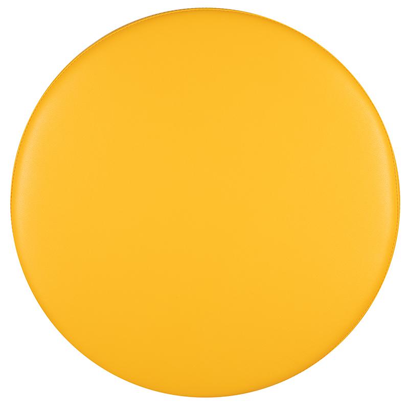 Large Soft Seating Circle for Classrooms and Common Spaces - Yellow. Picture 9