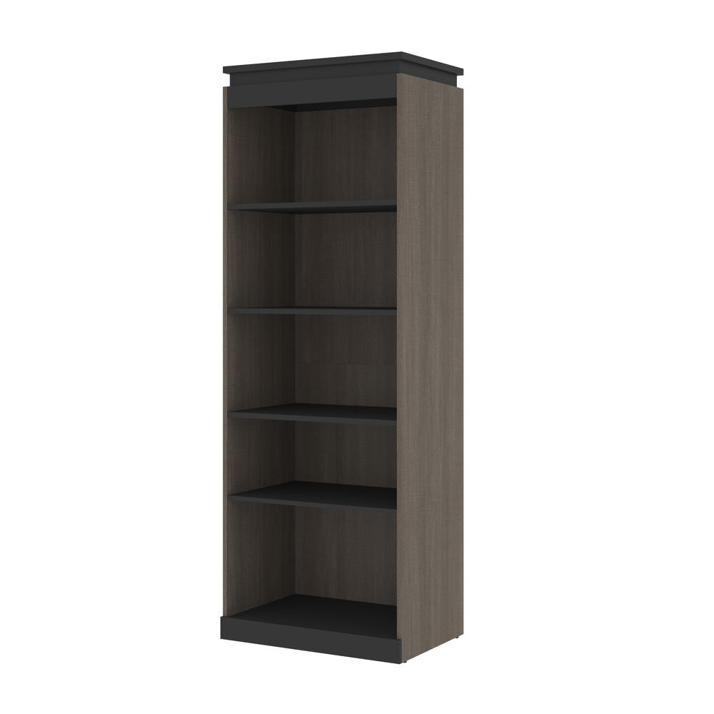 Orion  30W 30W Shelving Unit in bark gray and graphite. Picture 1