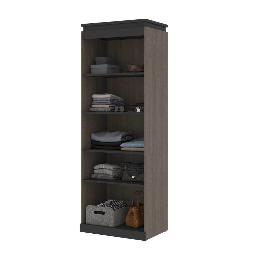Orion  30W 30W Shelving Unit in bark gray and graphite. Picture 10