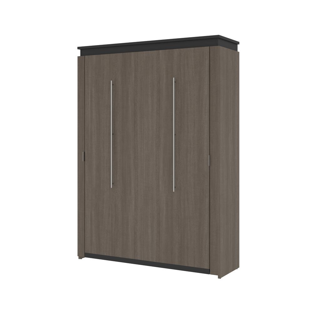 67W Queen Murphy Bed in Bark Grey and Graphite. Picture 1