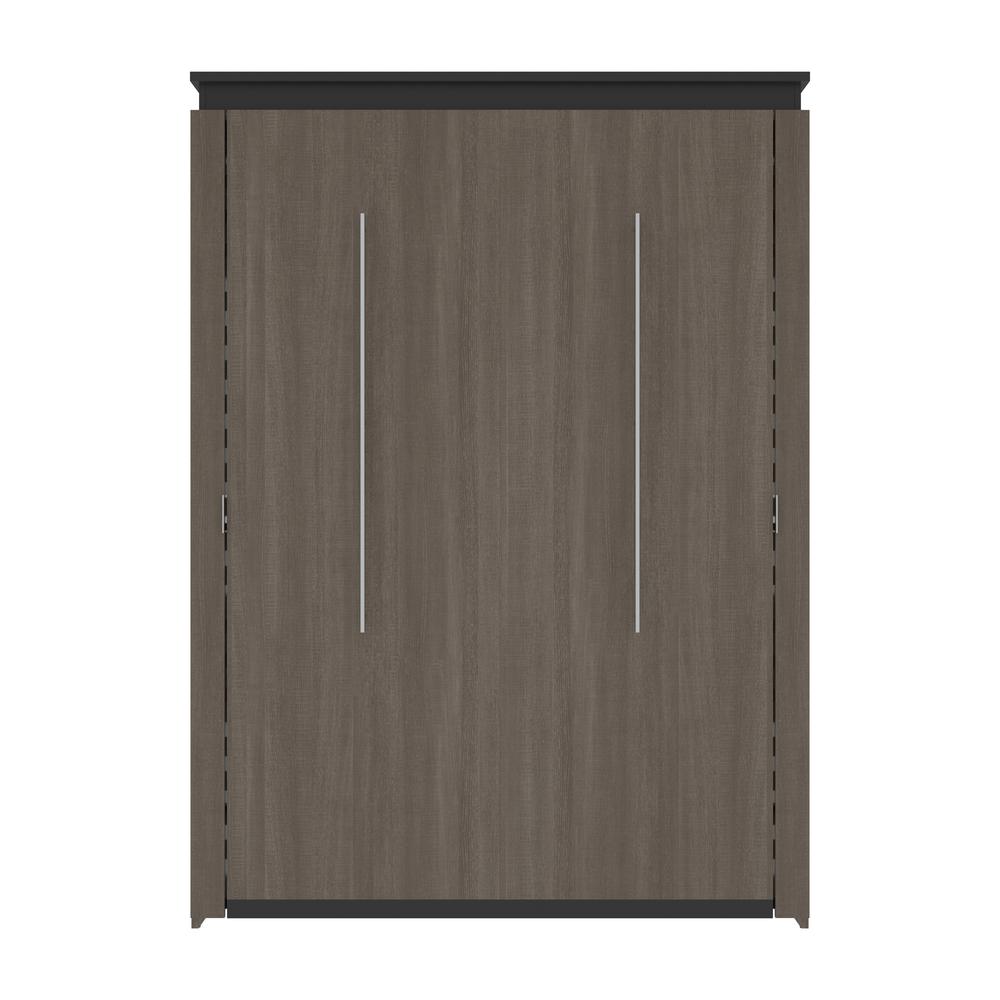 67W Queen Murphy Bed in Bark Grey and Graphite. Picture 2