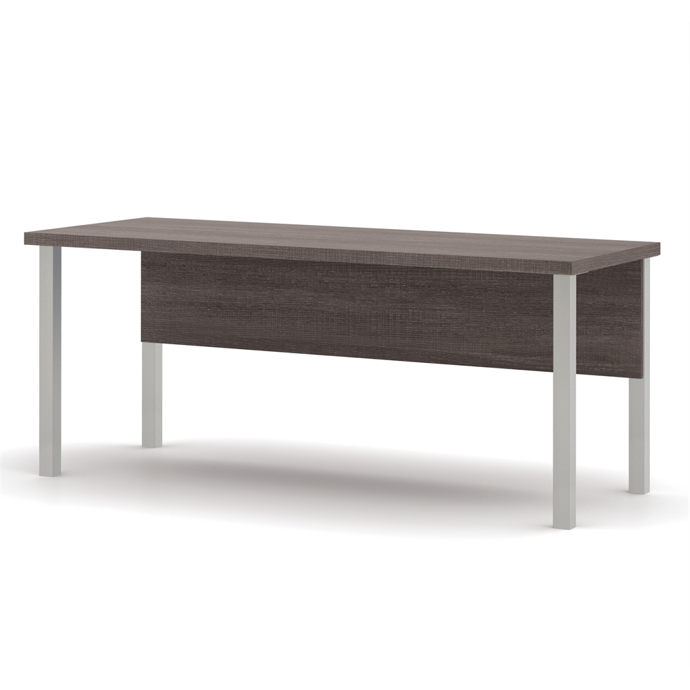 Pro-Linea Table with metal legs in Bark Gray. Picture 1