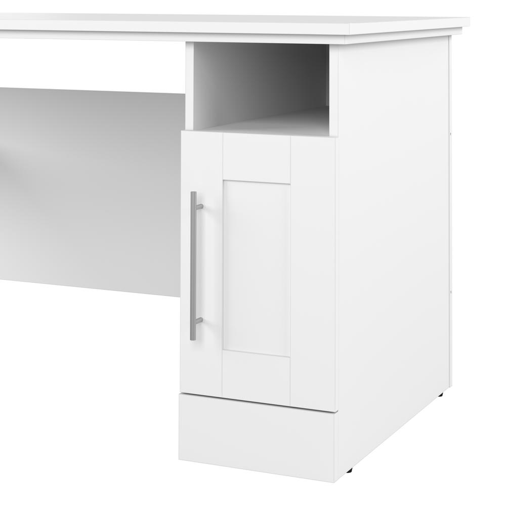 Bestar Pur 60W Computer Desk In White. Picture 6