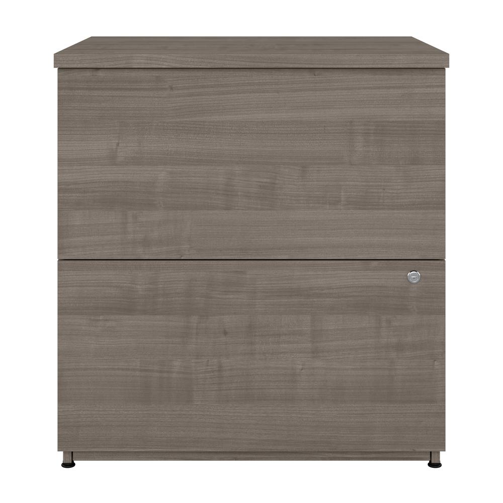 BESTAR Logan 28W 2 Drawer Lateral File Cabinet in silver maple. Picture 6