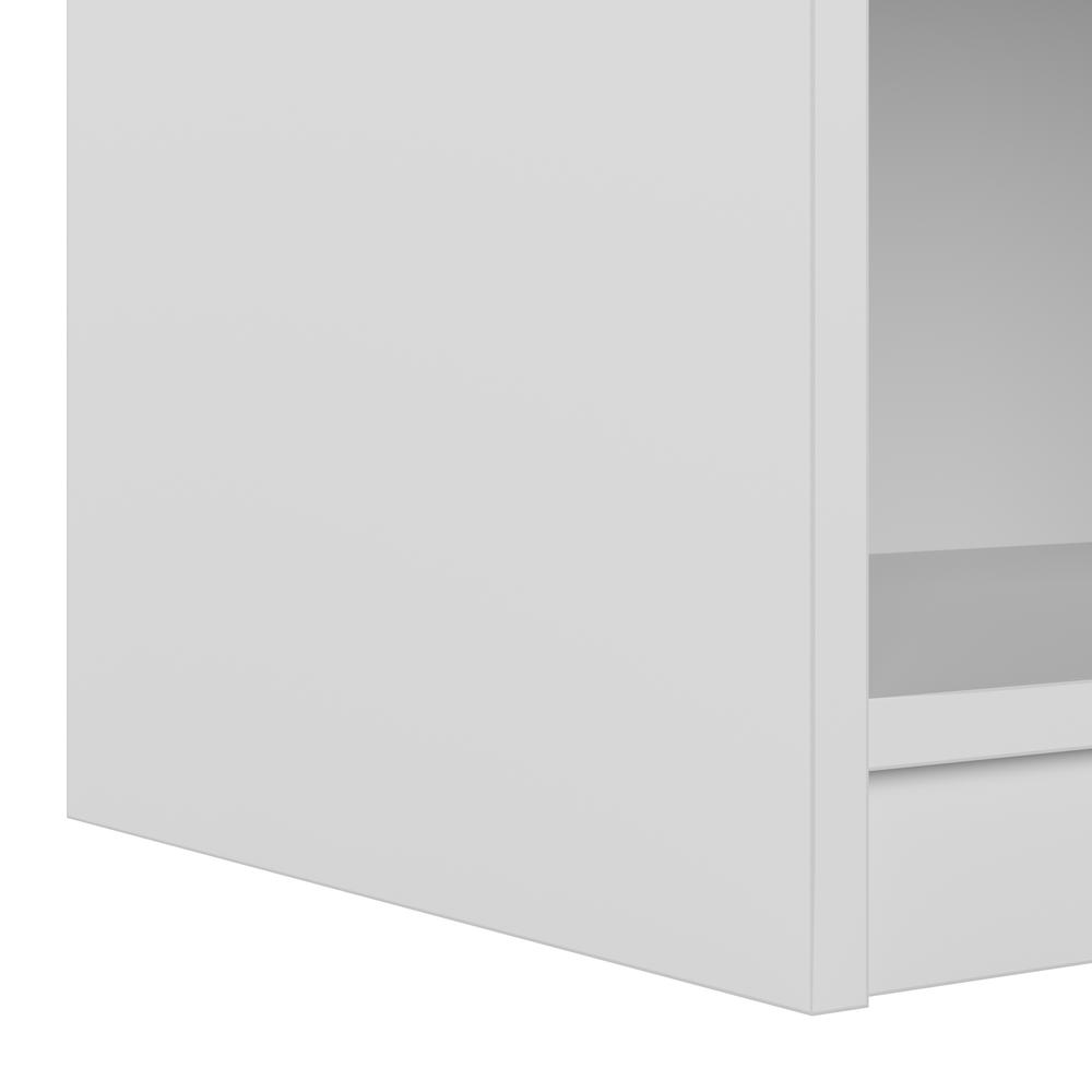BESTAR Logan 30W 5 Shelf Bookcase in pure white. Picture 4