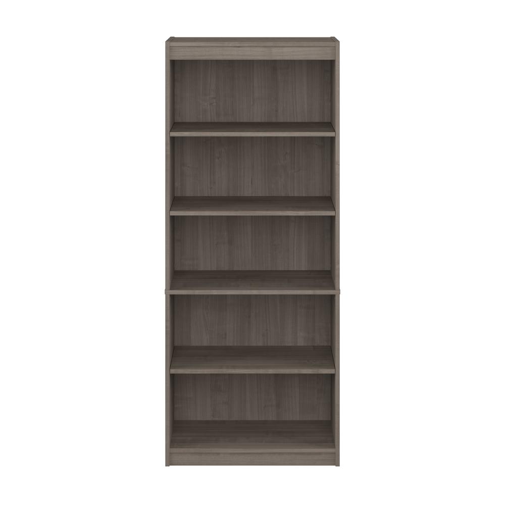 BESTAR Logan 30W 5 Shelf Bookcase in silver maple. Picture 5