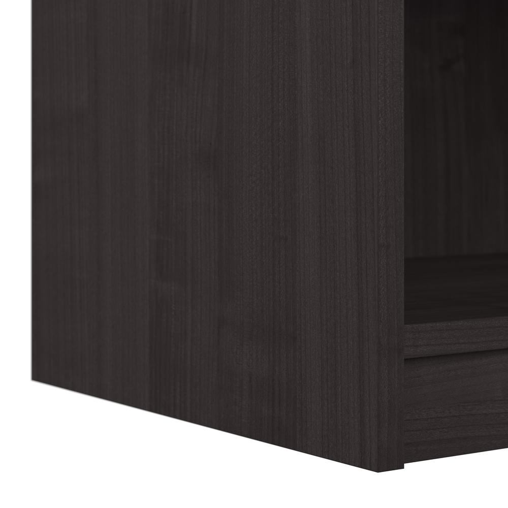 BESTAR Universel 30W Standard 5 Shelf Bookcase in charcoal maple. Picture 4