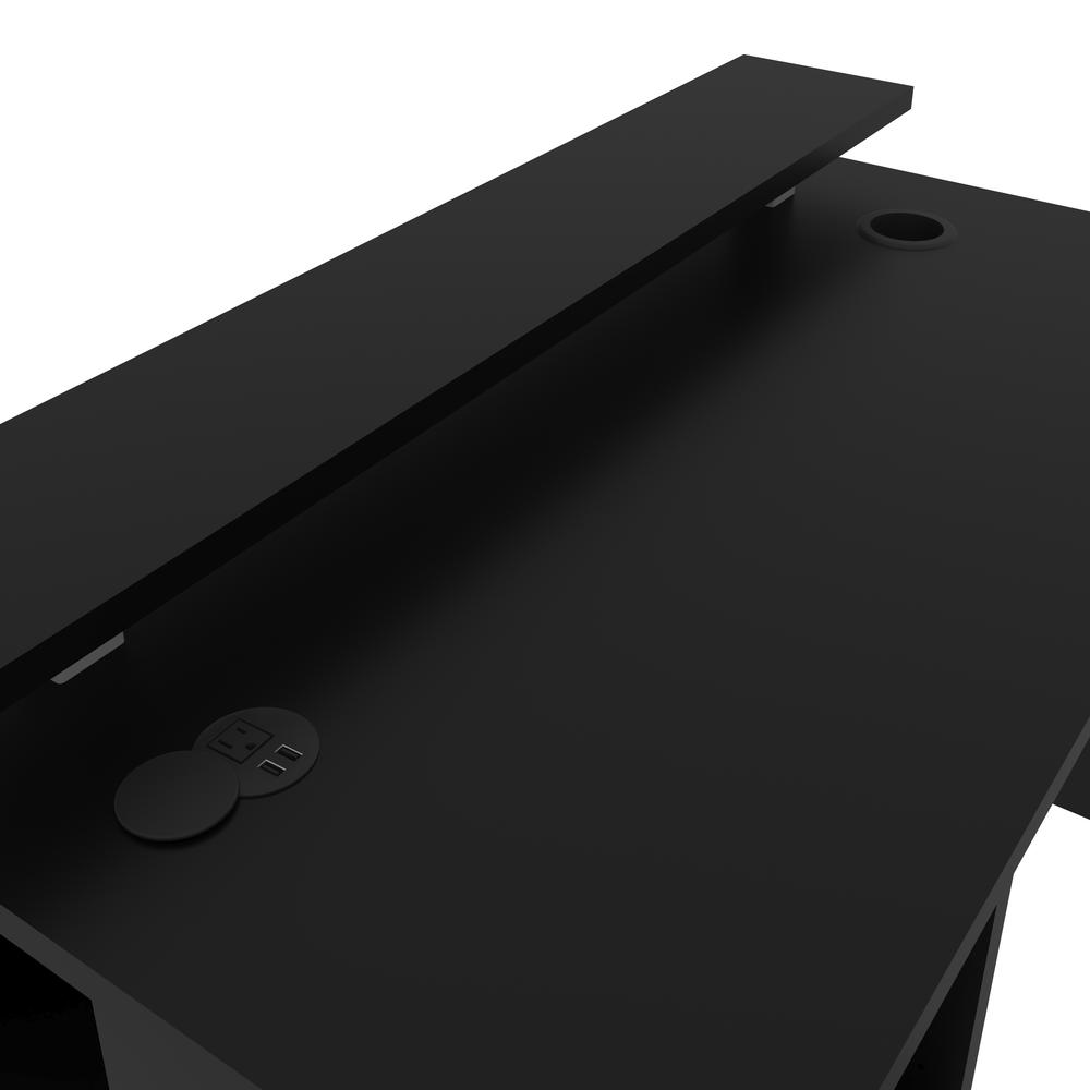 Electra  48W 48W Gaming Desk in black. Picture 7