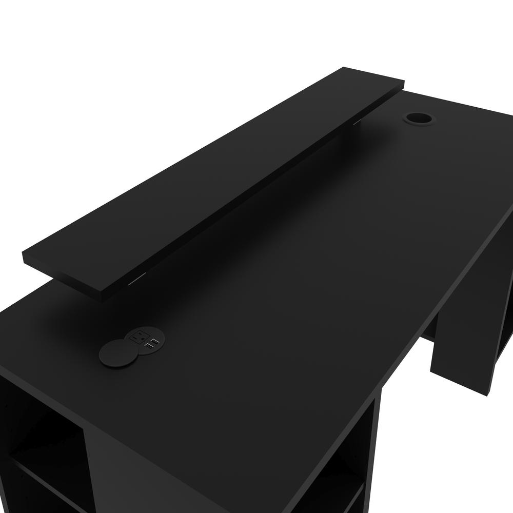 Electra  60W 60W Gaming Desk in black. Picture 7